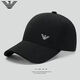 ARMANI EXCHANGE Armani baseball cap men's sports peaked cap breathable couple sun protection hat AM-black pure cotton one size adjustable size