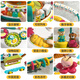 GOODWAY game table baby toys 1-3 years old 6 babies early childhood education children's educational multi-function learning table boy's birthday gift