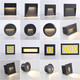 Lamp lover outdoor foot lamp human body induction 3w surface mounted step lamp waterproof stair step lamp embedded wall lamp ramp lamp 210 floor lamp 6w warm light