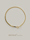 Shumo HETAO minimalist side chain Xiping Cuban chain bracelet sparkling plain gold full 18K gold light gold does not fade other lengths can be customized, customization is not returnable