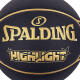 斯伯丁（SPALDING）篮球highlight黑金星形7号球7片皮比赛训练室内外耐磨篮球76-869Y