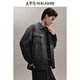 PEACEBIRD Men's Gradient Wool Jacket Winter Double-sided Wool Casual Jacket Warm Executive Jacket Gray First Batch XL