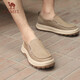 
Camel (CAMEL) men's casual shock-cushioning one-foot-punched breathable cloth shoes G14S046104 apricot color 41