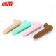 Bingyu anti-collision door handle protective cover silicone door handle child safety wall anti-collision cover L-shaped brown 2 pieces BH-615