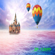 Célébrité Internet Backs de fond live tissu 3D Paysage en trois dimensions peinture de paysage mobile haute définition live chambre extérieur fond intérieur mur ZP-13547 2,5 mètres de large - 3 mètres de haut (type de crochet)