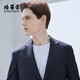 
BAROMON (100% wool] imported Italian fabric semi-lined men's suit men's jacket suit top blue 175C