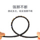Zuoou Korean high-end rhinestone hairpin hairband for women with bangs and forehead hairpin hairband simple broken hair versatile hairband black gray
