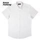 BlackMonday Sommer reines Baumwoll Oxford-Shirt Männer kurzärmelige Baumwollbärte für Eisenfreie Mode vielseitig Geschäfte Casual Formal Shirt