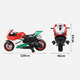 Chilokbo (Chilokbo) Children's Electric Motorcycle Zweirad, großer Spielzeugauto kann als Kinderwagen für Jungen und Mädchen Geschenke Ducati Bunt rot verwendet werden