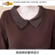 Chemise à manches longues au premier diamètre printemps et automne de style coréen de style coréen lâche de grande taille de grande taille des femmes de grande taille des femmes. Couleur de café [9767 avec velours] L [100-115Jin [Jin est égal à 0,5 kg]]]