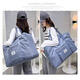 Reisetasche für Frauen mit großer Kapazität, große, leichte Geschäftsreise, Sport, Fitness, Lieferungstasche, Gepäckbeutel, Blue 70L