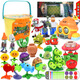 
Plant vs. Zombie Toys Full Gift Box Children's Set Boys Ejectable Doll Figure Model 2 Zombie Toy Shooter Pea 686-95 Machine Gun Pea VS Mecha Giant