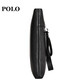 Polo Handtasche für Männer Kopfschicht Cowide Clutch für Männer Brieftasche Bargeldumschlag Coupon Brieftasche Vatertagsgeschenk für Papa
