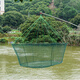Manhu will lift the net for fishing, open-top folding fishing net, shrimp net, lobster net, moving net, diameter 1 meter, bottom diameter 0.8 meters (10 packs of bait), dense mesh, foldable and portable