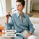 
Olrain long-sleeved shirt women's autumn loose lazy style casual versatile shirt off white XL