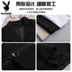 Playboy casual suit jacket men's spring and autumn loose uniform top Korean version men's jacket suit yuppie handsome little suit black L suggestion [120-135Jin [Jin equals 0.5 kg]]