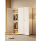 Armoire en acier chambre de fer art ménage iron métal armoire pour enfants simple moderne de grande capacité armoire de rangement 1476 mm de large armoire à trois portes en profondeur de 550 mm