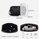 HR Helena bag women's clutch bag mobile phone bag first layer cowhide rhombus hand bag clutch bag birthday gift black