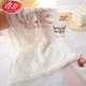 LangSha (LangSha) lace tube top women's bra-wrapped bra without padding long bottoming vest anti-exposure gathered sexy suspender summer thin style 1 piece white (7719) one size fits all 85-120Jin Jin is equal to 0.5 kg