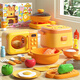 Mailobao Mailipox Cocina para niños Caja de regalo de juguete para niñas Refrigerador de arroz para el hogar Regalo de vacaciones de cumpleaños para niñas