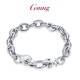 GsunG's new platinum bracelet men's atmospheric cross chain PT950 fashionable and shiny large platinum men's bracelet eagle beak is calculated based on the gold price of the store that day