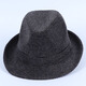 Autumn and winter men's top hat British retro jazz hat outdoor dad to keep warm middle-aged and elderly spring and autumn elderly hat men dark gray 58 cm