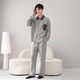 Fenton Pajamas Couple Fan Chengcheng's Same Style 2025 New Hyaluronic Acid 5A Antibacterial Moisturizing Star's Same Style Homewear Set Huahui-Men's 3XL