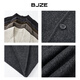 Earl Dow [Clearing] Wolle doppelseitig Tweed Coat Herren mitten in 2024 Herbst und Winter neu