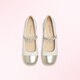 Tianmeiyi Shoes Women Shoes Mall mismo tacón grueso French Retro Single Shoes Mary Zhen Shoes Spring and Autumn Style BJ761CQ4 Silver 38