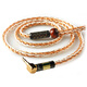 Câble de mise à niveau du casque Xiaofan Sennheiser Cable d'équilibre IE80S MMCX SE535 846 IM03 Platinum Copine et Color Silver Myding Mélanges Plug 3,5 mm / 1,1 m