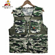 
Scarecrow summer multi-pocket vest men's breathable thin mesh vest middle-aged and elderly daddy wear loose large size fishing vest black [summer mesh] ten pockets XL