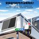 Ravish Solar Surveillance Kamera lebenslanger verkehrsfreier Monitor 360 Grad ohne tote Winkel mit Nachtsicht Panoramablick ohne Strom und Networking-Mobiltelefon Remote-Outdoor-Dialog automatische Verfolgung