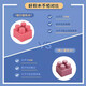 Children's large particles Morandi puzzle assembled building blocks toys DIY early childhood education 1-2-year-old baby brain-use intelligence development Macaron 106 pieces bag
