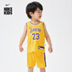 Nike (Nike) Offizielle Jungen Los Angeles Lakers LeBron James Ikon NBA Baby Jersey Fall HF7717 728 Amarillo Yellow 100 3t