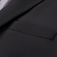 Siete marcas de la marca 25 hombres de primavera y verano ropa formal Formal fácil de hacer entrevista de collar plano chaqueta de traje 126JC70760 Negro 48 B