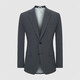 Angel Bird Sports Suit (Top) Light Formal Men's Single Slit Suit EBB223702U Smoke Blue 52A