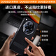 千望【35°防窥款丨无需贴膜】适用oppo find n3手机壳n3真皮保护壳铰链磁吸折叠屏全包防摔 Find N3【潜航黑】高清款丨壳膜一体丨头层牛皮