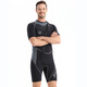 Sharbat men's swimsuit and wetsuit one-piece 1.5MM thickened cold-proof and warm freediving outdoor surfing suit snorkeling equipment gray 1.5MM L (recommended 110-130Jin Jin equals 0.5kg)