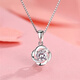 Nilan platinum pt950 necklace 18K gold women's four-leaf clover diamond pendant Valentine's Day gift box chain + pendant