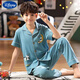 
Disney children's pajamas boys summer short-sleeved trousers thin cotton boys medium-sized children's spring and autumn half-sleeved home clothing set 15242 165 S code [145-155/75Jin [Jin equals about 0.5 kg]]