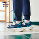 Hongxing Erke (Erke) Zapatos para niños para zapatos para correr para niños y niñas 24 productos nuevos, zapatillas de zapatillas para niños pequeñas y pequeñas [Mingou] Oculto azul oscuro/FACUI Azul 36