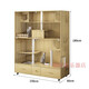 Cat cage with toilet integrated, suitable for large and small kittens, villa indoor household cat house with toilet integrated solid wood cat, pure log color, length 150 height 180cm, environmental protection, delivery to home package installation