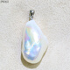 Yulong Freshwater Baroque Shaped Pearl Pendant Necklace Aurora Symphony Pendant S925 Silver Accessories PW5839