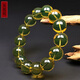 Amber Pai One thing, one picture, one certificate, natural blue amber bracelet, men's amber bracelet, Mexican water purification grade, no cracks, bracelet 37.11g 17.2mm