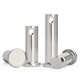 Jinchao 304 stainless steel pin flat head with hole cylindrical pin positioning pin M3M4M5M6M8M10-M20 M8*40 (5 sets)