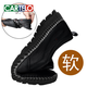 卡帝乐鳄鱼（CARTELO）2024春夏新款皮鞋男英伦百搭休闲鞋商务男鞋时尚软底一脚蹬爸爸鞋 677棕色 43