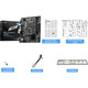MSI Motherboard H610m/B760M/Z790 Unterstützt 13/13/14 Generation Intel CPU Desktop Computer Motherboard Intel Neue Boxed Motherboard CPU Set Pro B760m-E DDR4 Alleinerziehende Motherboard