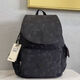Kipling Kaipulin student schoolbag monkey bag Kaipulin waterproof backpack mommy bag new large capacity 12147 dark blue