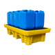 Gefahrabfälle Anti-Leakage-Palette Chemieöl Barrel Oil Tablett Anti-Leakage Sekundärbehälter gefährliche chemische Leckage-Leckage-Verhinderungsplattform und schwere Einzelfass-Anti-Leakage-Plattform 675*67