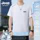 JEEP SPIRIT吉普短袖冰丝短袖t恤男夏季薄款圆领速干衣宽松大码运动体恤半袖 JP17088：浅棕 6XL 建议220-240斤